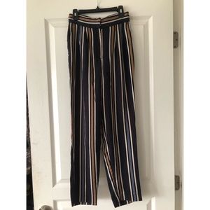 H&M High-waisted Pinstripe Pants (never-worn)